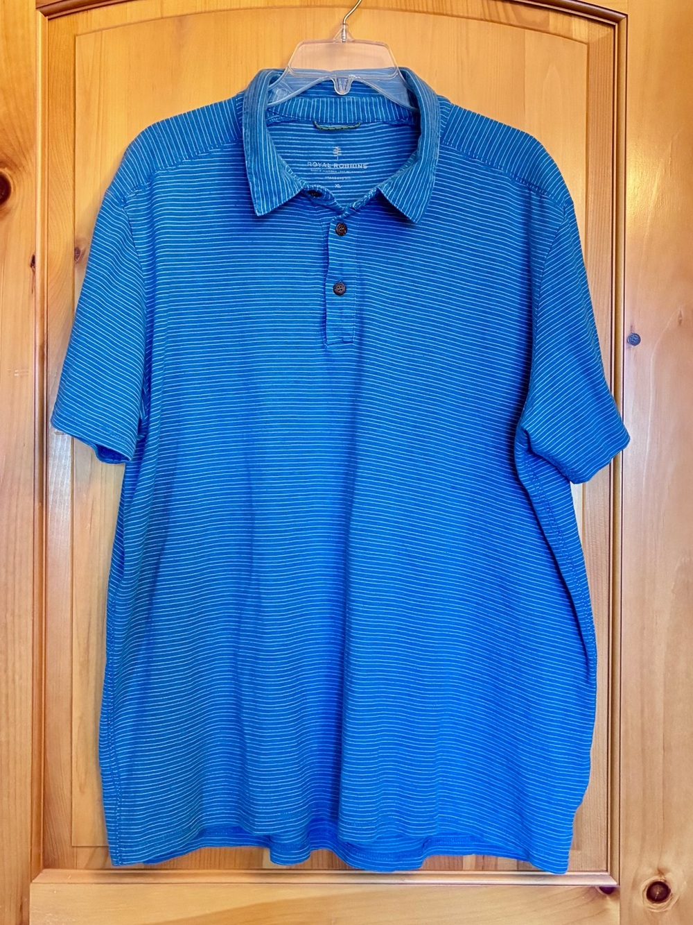 Royal Robbins Blue Striped Polo